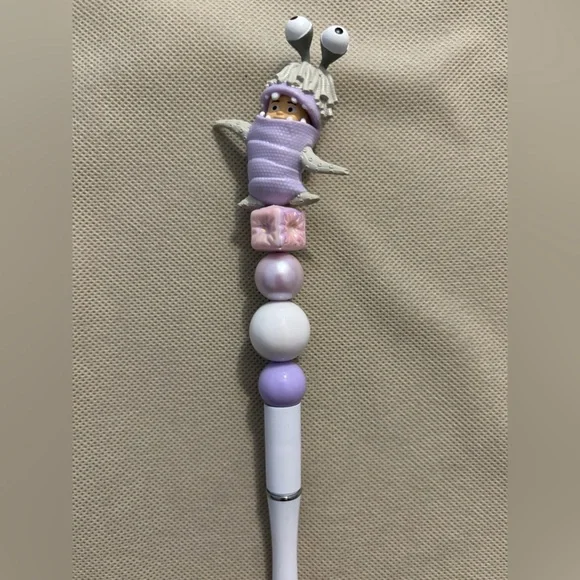 BOO Monsters Inc Purple and White Kids Pen. New - Picture 1 of 2